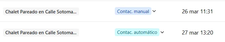 Nuevos estados contactado